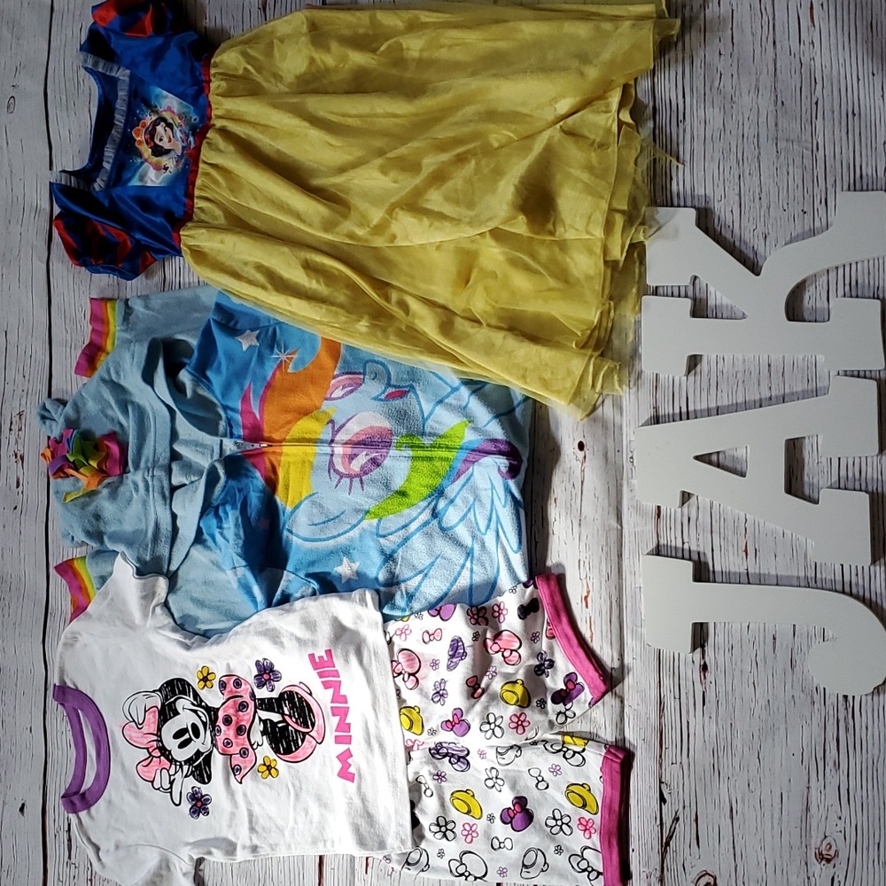 GIRLS PAJAMA BUNDLE (DISNEY, MY LITTLE PONY) 🌛